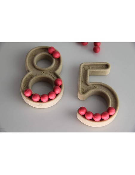 Set trasare cifre cu bilute Set trasare cifre cu bilute