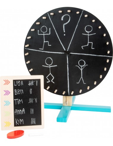 Joc Roata norocului, din lemn