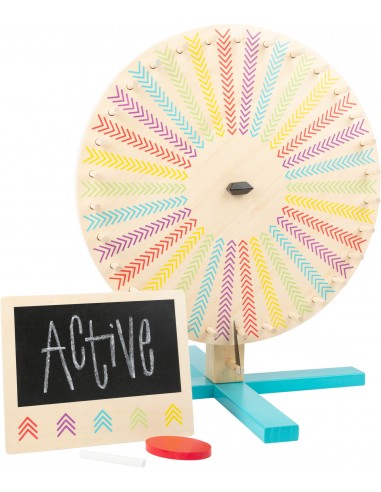 Joc Roata norocului, din lemn