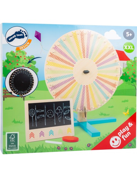 Joc Roata norocului, din lemn