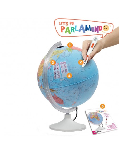 Glob pamantesc interactiv, cu creion vorbitor Glob pamantesc interactiv, cu creion vorbitor