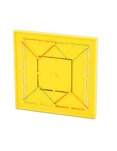 Set creativ cu elastice, Geoboards, 8 piese