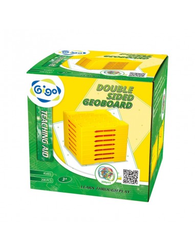 Set creativ cu elastice, Geoboards, 8 piese