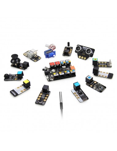 Kit Robot cu 12 module electronice incluse
