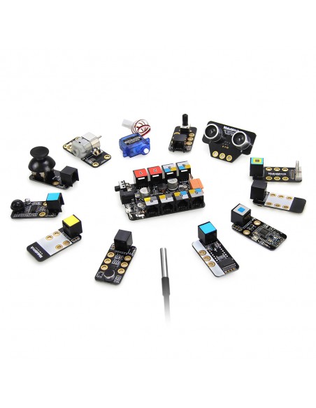Kit Robot cu 12 module electronice incluse