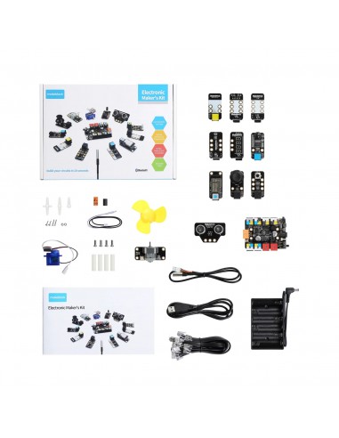 Kit Robot cu 12 module electronice incluse