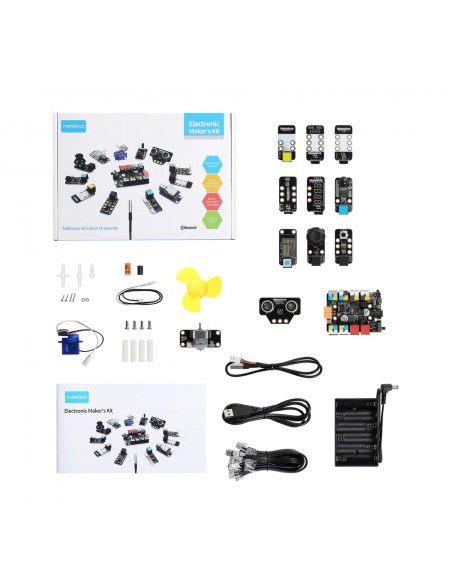 Kit Robot cu 12 module electronice incluse