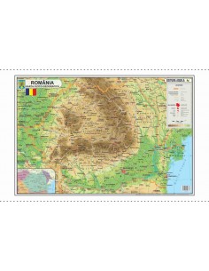 Harta Romania Format 70 x 100 cm 2