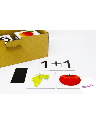 Trusa Magnetica de cartonase cu numere si semne