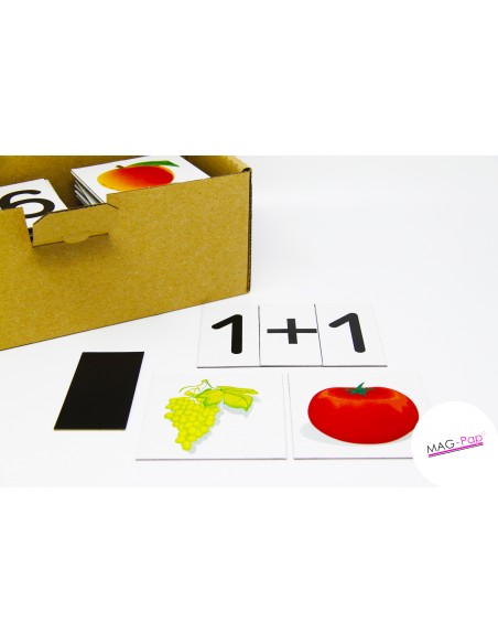 Trusa Magnetica de cartonase cu numere si semne