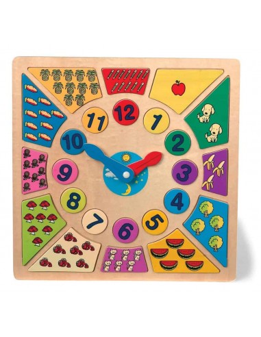 Ceas-puzzle, cantitati