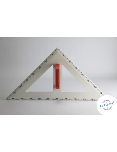 Echer de 45° pentru tabla scolara
