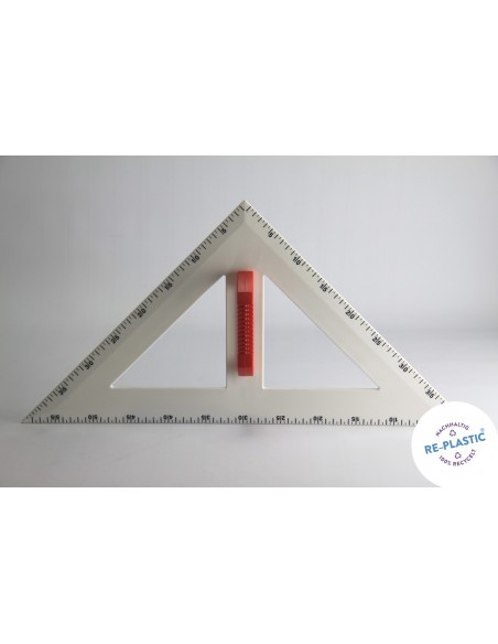 Echer de 45° pentru tabla scolara