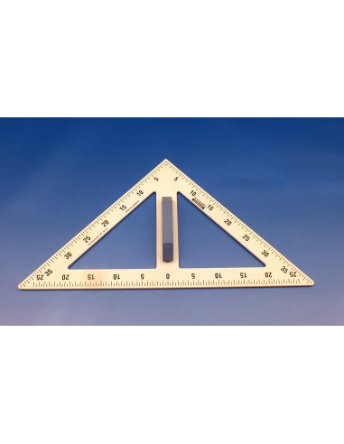 Echer de 45° pentru tabla scolara