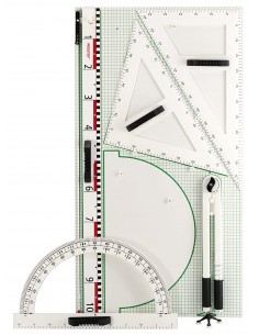 Trusa geometrie pentru tabla scolara III, Re-Plastic° 2