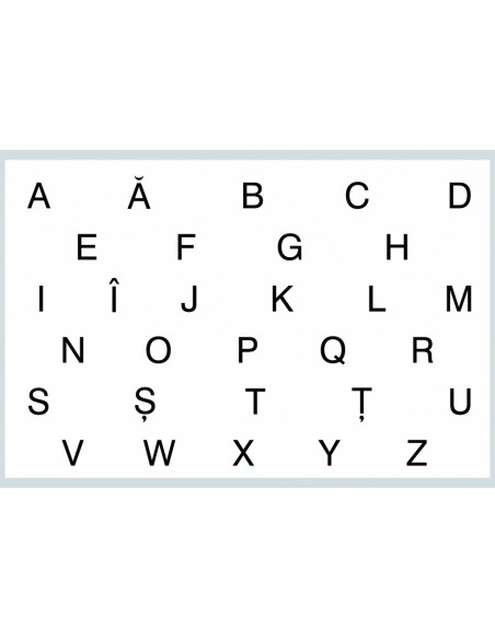 Literele - mari, de tipar