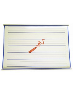 Tabla alba de perete cu linii