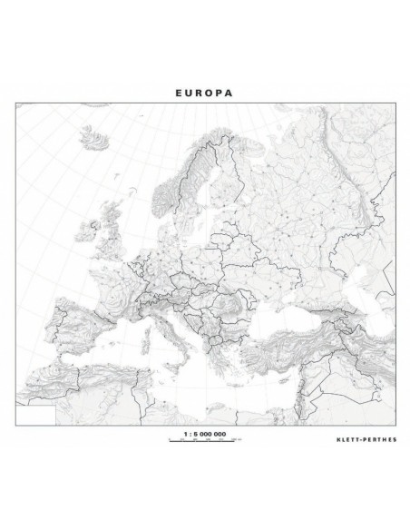 Harta de lucru - Europa