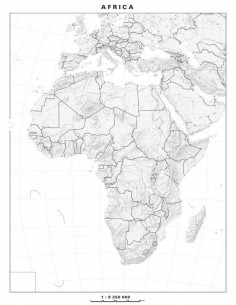 Harta de lucru - Africa