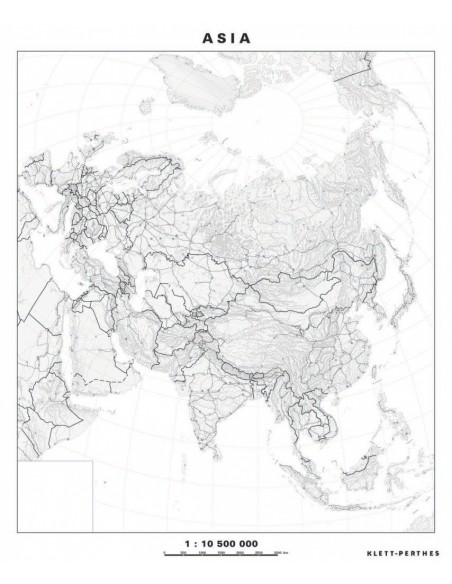 Harta de lucru - Asia