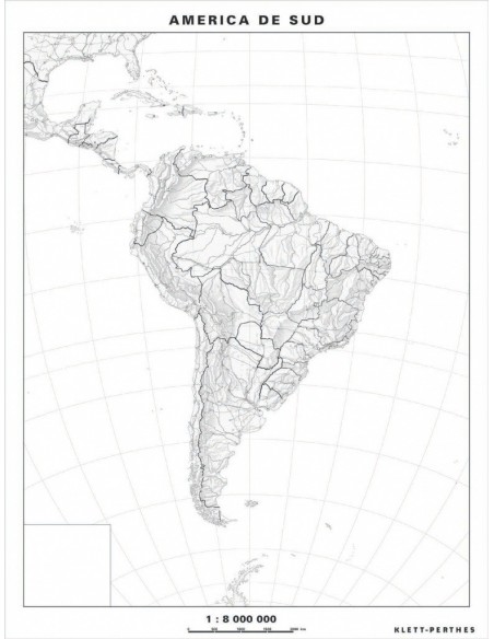 Harta de lucru - America de Sud