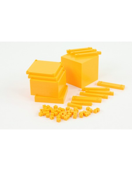 Sistemul zecimal - cuburi baza 10 interconectabile