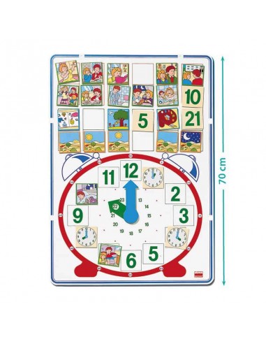 Timpul pe tabla magnetica