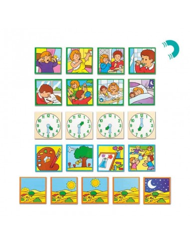 Timpul pe tabla magnetica