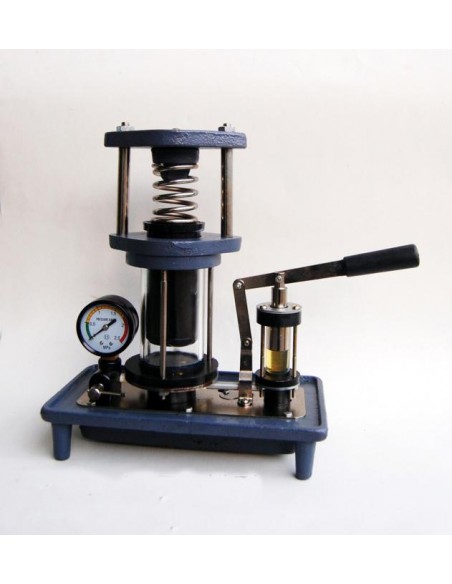 Model de presa hidraulica, cu manometru Model de presa hidraulica, cu manometru