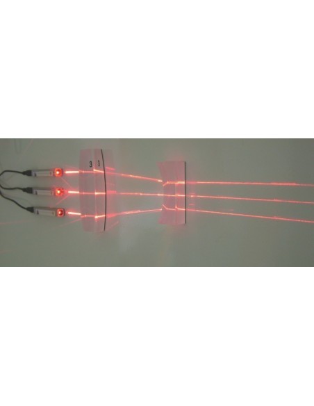Trusa optica laser, cu 3 surse laser Trusa optica laser, cu 3 surse laser