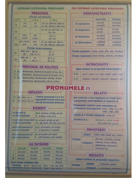 Numeralul (1) / Pronumele (1)