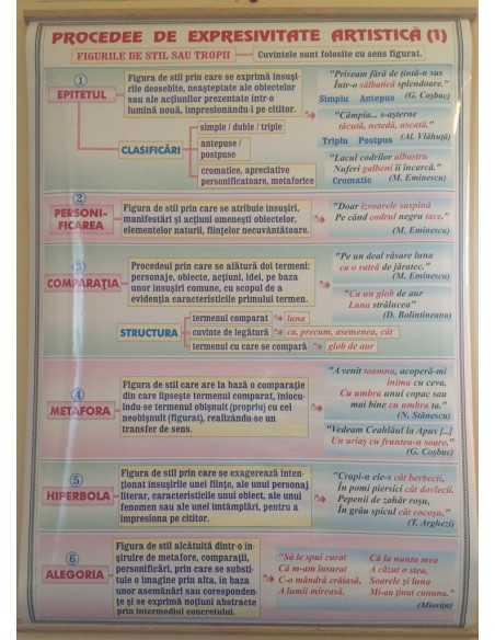 Acordul subiectului cu predicatul (1) / Procedee de expresivitate artistica (1)