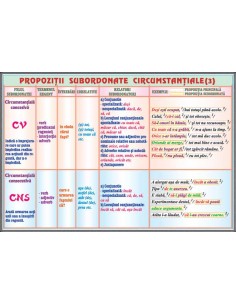 Propozitii subordonate circumstantiale (3) / Relatii si categorii semantice